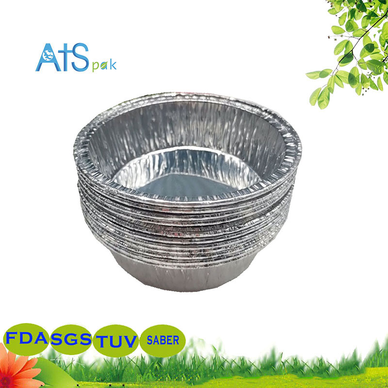  Aluminum foil samll round container