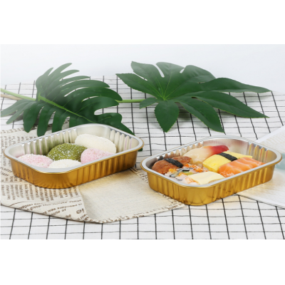 Aluminum foil take away container